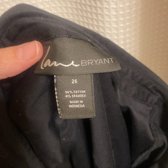Lane Bryant black classic button front blouse size 26 - Picture 8 of 8
